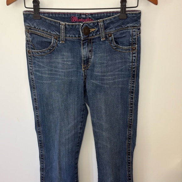 Women’s Wrangler Low Rise Bootcut Jeans Size 3/4 x 34 - Picture 4 of 12
